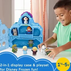 Fisher-Price Dolls*Fisher Price - Little People Frozen Figs 10Th Anv Carry Case