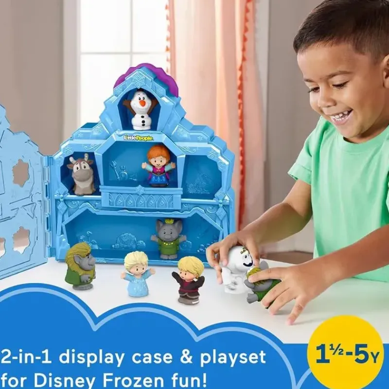 Fisher-Price Dolls*Fisher Price - Little People Frozen Figs 10Th Anv Carry Case