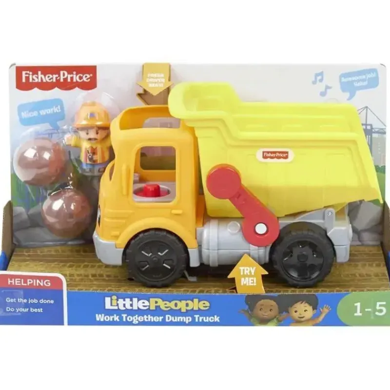 Fisher-Price Playtime Gift Set*Fisher Price - Little People Toddler Playset Light-Up Learning Garage with Smart Stages, Toy Car & Figures