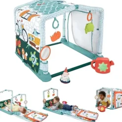 Fisher-Price Playmats & Gyms|Toys For 0-12 Months*Fisher Price - Playmat 3-In-1 Crawl & Play Activity Gym