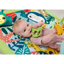 Fisher-Price Playmats & Gyms*Fisher Price - Playmat 3-In-1 Rainforest Sensory Gym