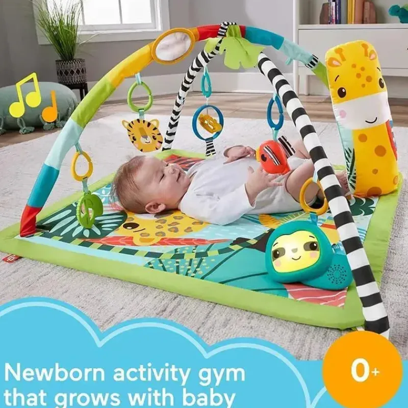 Fisher-Price Playmats & Gyms*Fisher Price - Playmat 3-In-1 Rainforest Sensory Gym