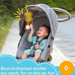 Fisher-Price Gift For Baby|Stroller Toys*Fisher Price - Pretend Food Brunch & Go Stroller Toy