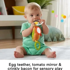 Fisher-Price Gift For Baby|Stroller Toys*Fisher Price - Pretend Food Brunch & Go Stroller Toy