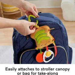 Fisher-Price Gift For Baby|Stroller Toys*Fisher Price - Pretend Food Brunch & Go Stroller Toy