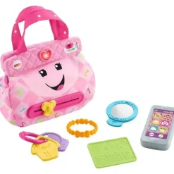 Fisher-Price Toys For 2 Year Old|Gift For Toddler*Fisher Price - Smart Purse Learning Toy with Lights Music