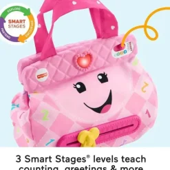 Fisher-Price Toys For 2 Year Old|Gift For Toddler*Fisher Price - Smart Purse Learning Toy with Lights Music
