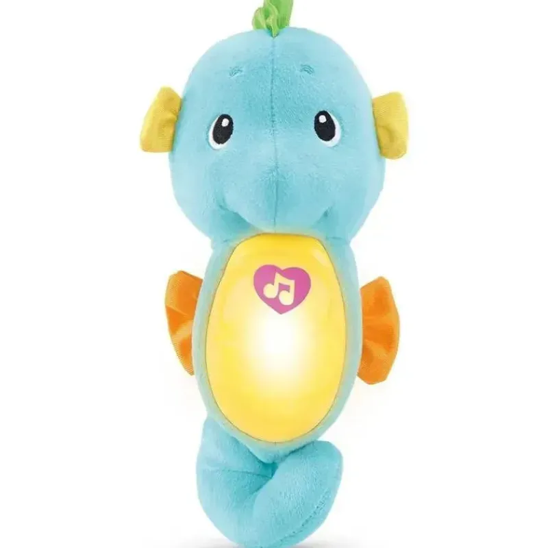 Fisher-Price Gift For Baby|Soothers & Sound Machines*Fisher Price - Soothe 'N Glow, Seahorse Blue