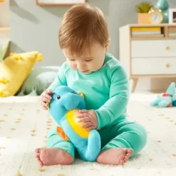 Fisher-Price Gift For Baby|Soothers & Sound Machines*Fisher Price - Soothe 'N Glow, Seahorse Blue