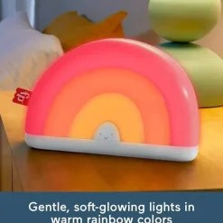 Fisher-Price Toys For 0-12 Months*Fisher Price - Sound Machine Soothe & Glow Rainbow With Lights