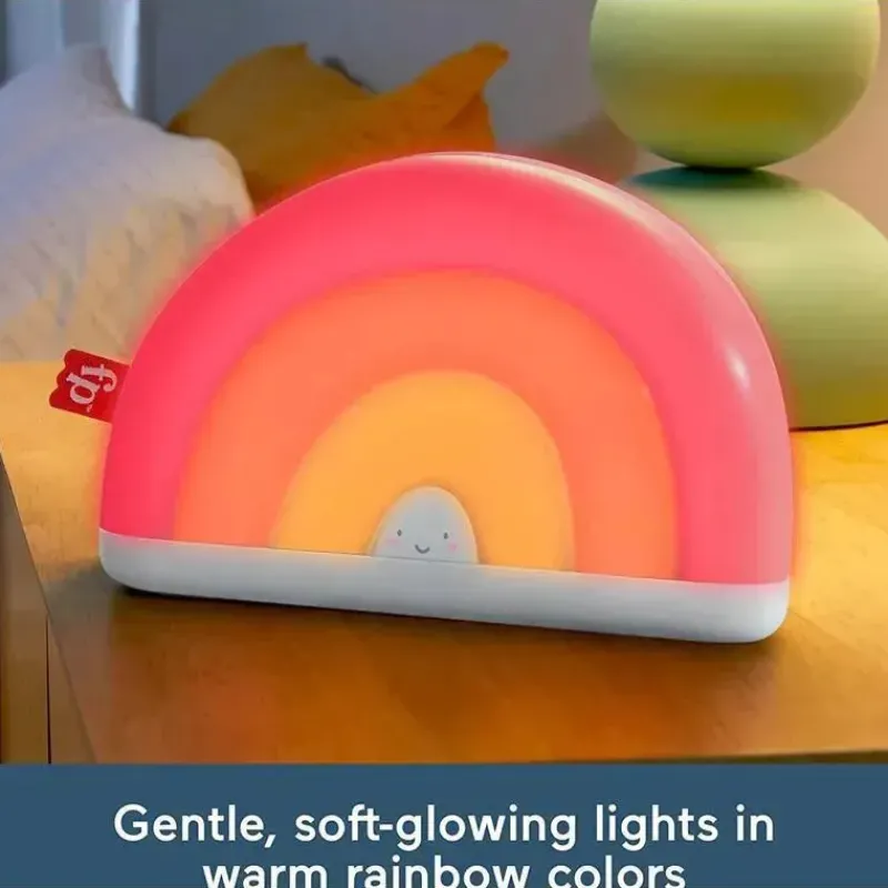 Fisher-Price Toys For 0-12 Months*Fisher Price - Sound Machine Soothe & Glow Rainbow With Lights