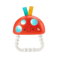 Fisher-Price Rattles & Teethers|Toys For 0-12 Months*Fisher Price - Teethe N’ Glow Mushroom Baby Rattle