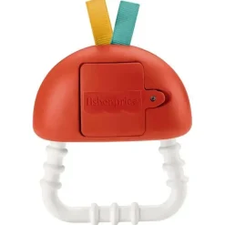 Fisher-Price Rattles & Teethers|Toys For 0-12 Months*Fisher Price - Teethe N’ Glow Mushroom Baby Rattle