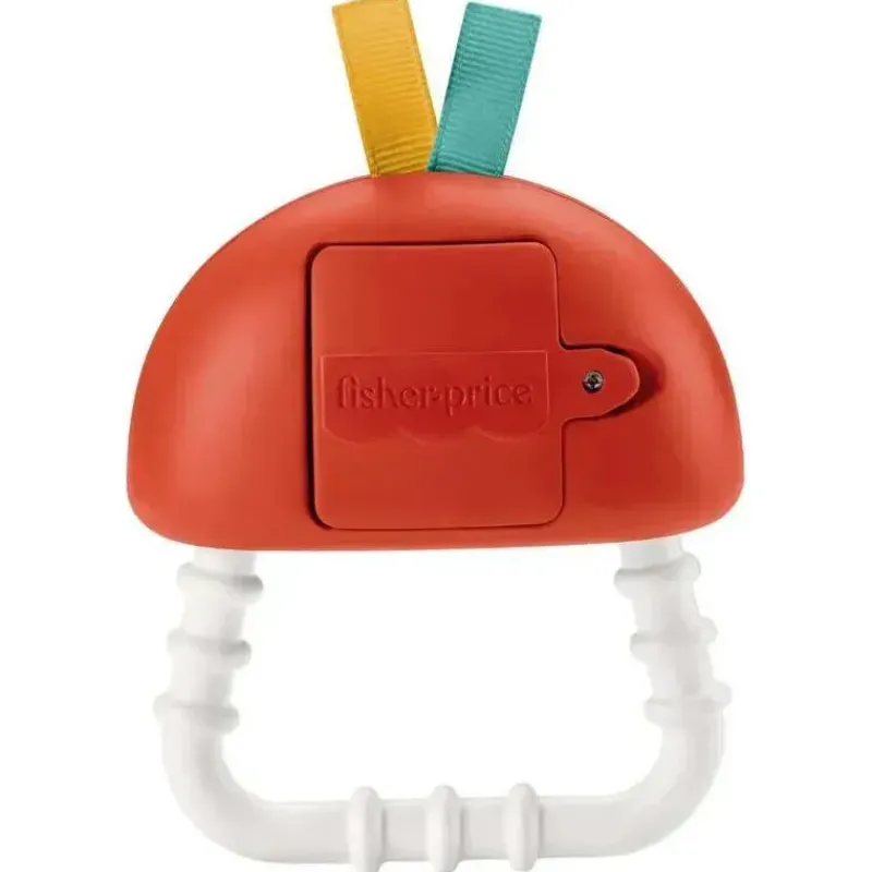 Fisher-Price Rattles & Teethers|Toys For 0-12 Months*Fisher Price - Teethe N’ Glow Mushroom Baby Rattle
