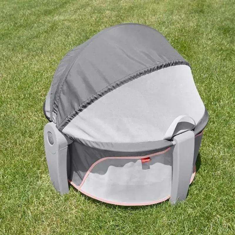 Fisher-Price Toys For 0-12 Months*Fisher Price On-The-Go Baby Dome, Baby Girl Play Space & Napping Spot, Rosy Windmill