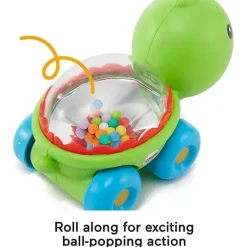 Fisher-Price Toys For 0-12 Months|Gift For Baby*Fisher Price Poppty Pop Turtle