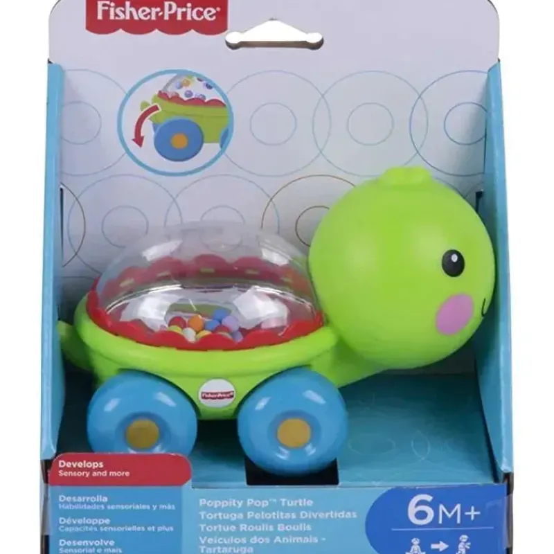 Fisher-Price Toys For 0-12 Months|Gift For Baby*Fisher Price Poppty Pop Turtle