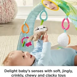 Fisher-Price Gifts Over $50*Fisher Price Ready to Hang Sensory Sloth Infant Gym