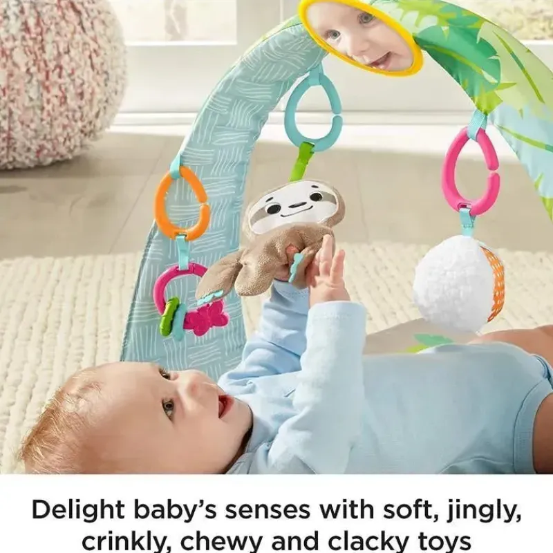 Fisher-Price Gifts Over $50*Fisher Price Ready to Hang Sensory Sloth Infant Gym