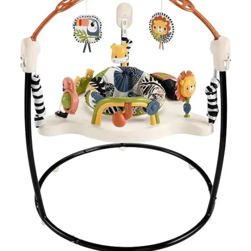 Fisher-Price Activity Centers & Jumpers*- Baby Bouncer Palm Paradise Jumperoo Activity Center with Music Lights Sounds and Developmental Toys?
