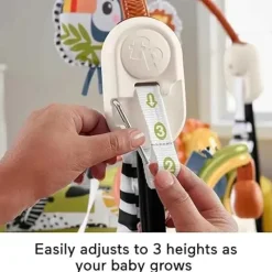 Fisher-Price Activity Centers & Jumpers*- Baby Bouncer Palm Paradise Jumperoo Activity Center with Music Lights Sounds and Developmental Toys?