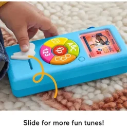 Fisher-Price Gift For Baby*- Baby Learning Toy Laugh & Learn Puppy’s Music Player with Lights, 6+ Months, Blue