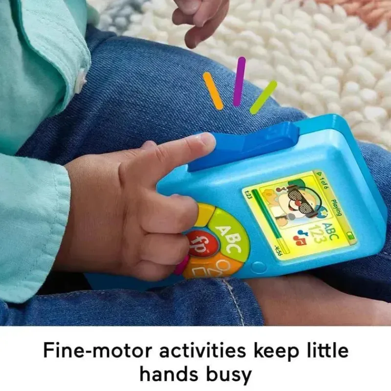 Fisher-Price Gift For Baby*- Baby Learning Toy Laugh & Learn Puppy’s Music Player with Lights, 6+ Months, Blue
