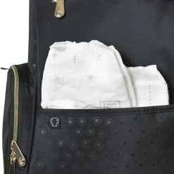 Fisher-Price Diaper Backpacks*- Fashion Backpack Diaper Bag, Fastfinder pocket system, Black