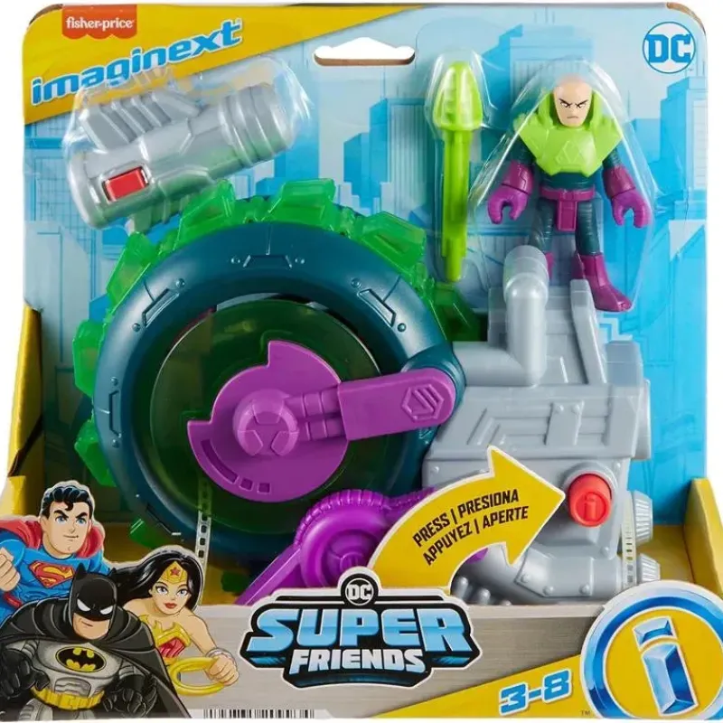 Kids Fisher-Price Cars|Cars, Trucks & Trains*- Imaginext Dc Super Friends Lex Luther Spinning Saw Vehicle