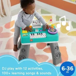 Fisher-Price Gift For Baby*- Laugh & Learn Baby & Toddler Toy Mix & Learn DJ Table, 6+ Months