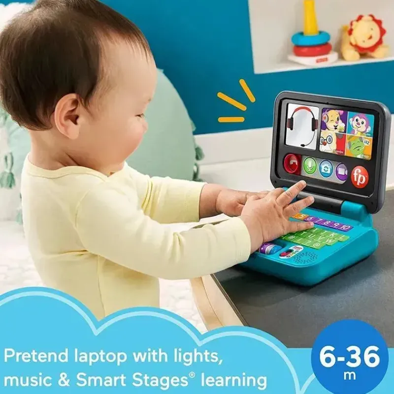 Kids Fisher-Price Toys For 3 Year Old|Gift For Kids*- Laugh & Learn Let's Connect Laptop