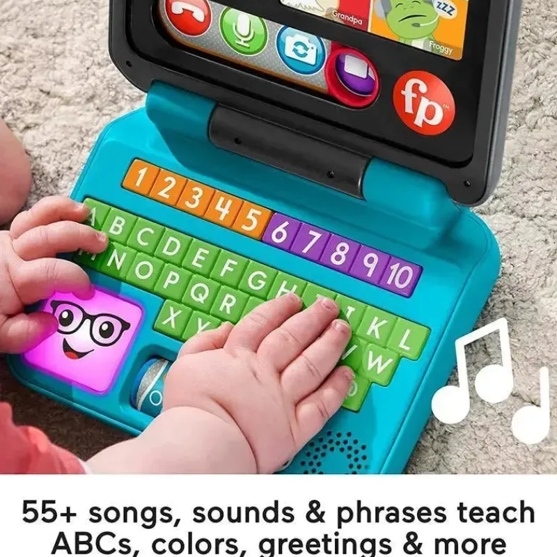 Kids Fisher-Price Toys For 3 Year Old|Gift For Kids*- Laugh & Learn Let's Connect Laptop