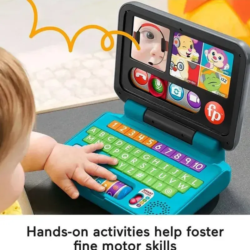 Kids Fisher-Price Toys For 3 Year Old|Gift For Kids*- Laugh & Learn Let's Connect Laptop