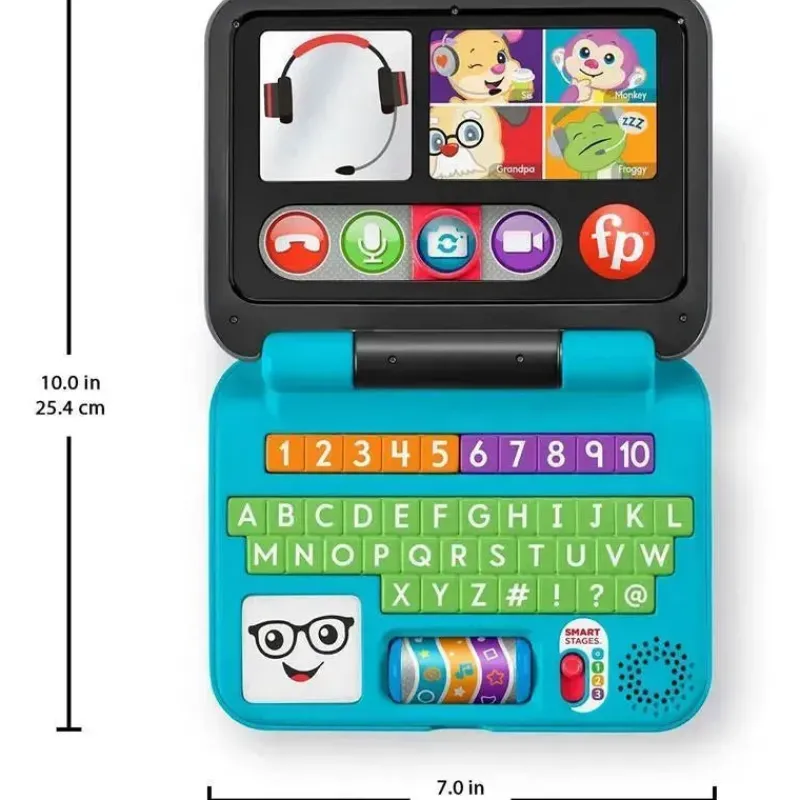 Kids Fisher-Price Toys For 3 Year Old|Gift For Kids*- Laugh & Learn Let's Connect Laptop