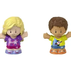 Fisher-Price Dolls*- Little People, Girl And Boy Soccer Players