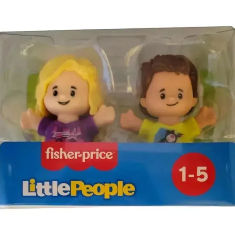 Fisher-Price Dolls*- Little People, Girl And Boy Soccer Players