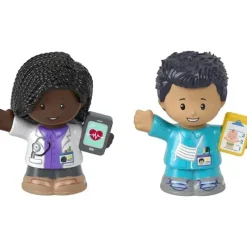 Mattel Dolls*Fisher-Price - Little People, Doctor And Nurse
