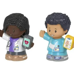 Mattel Dolls*Fisher-Price - Little People, Doctor And Nurse