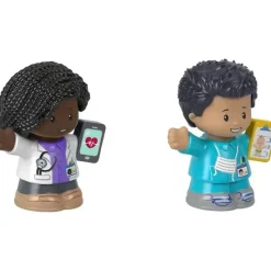 Mattel Dolls*Fisher-Price - Little People, Doctor And Nurse