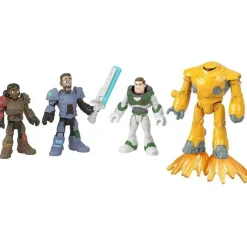 Kids Fisher-Price Toy Story|Gift For Kids*- 4Pk Imaginext Disney Pixar Lightyear Jr. Zap Patrol Figures