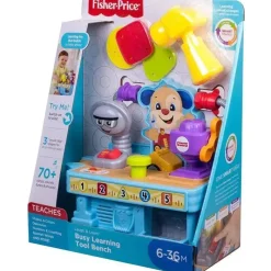 Fisher-Price Pretend Play|Toys For 2 Year Old*Busy Learning Tool Bench, Multicolor