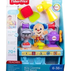 Fisher-Price Pretend Play|Toys For 2 Year Old*Busy Learning Tool Bench, Multicolor