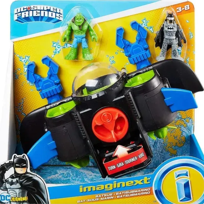 Kids Fisher-Price Super Heroes|Gift For Kids*Imaginext DC Super Friends Batsub