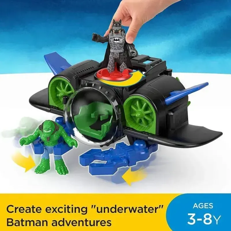 Kids Fisher-Price Super Heroes|Gift For Kids*Imaginext DC Super Friends Batsub