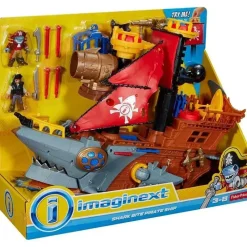 Fisher-Price Cars|Cars, Trucks & Trains*Imaginext Shark Bite Pirate Ship, Multi-Colored