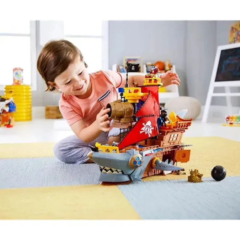 Fisher-Price Cars|Cars, Trucks & Trains*Imaginext Shark Bite Pirate Ship, Multi-Colored