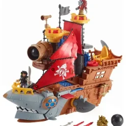 Fisher-Price Cars|Cars, Trucks & Trains*Imaginext Shark Bite Pirate Ship, Multi-Colored