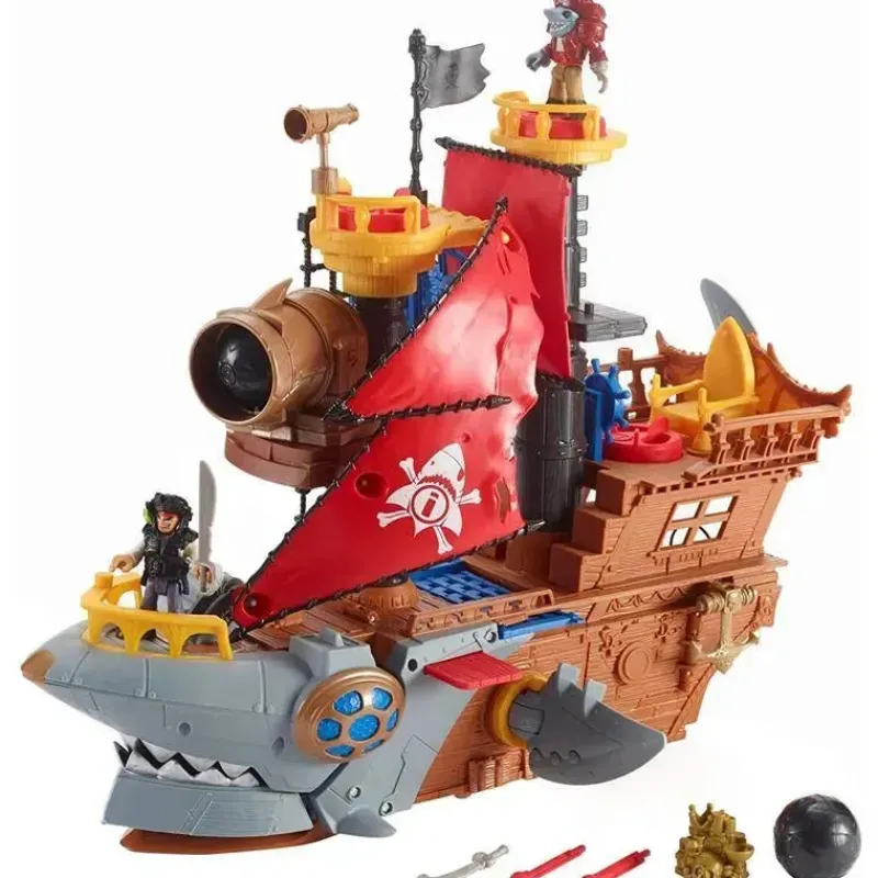 Fisher-Price Cars|Cars, Trucks & Trains*Imaginext Shark Bite Pirate Ship, Multi-Colored