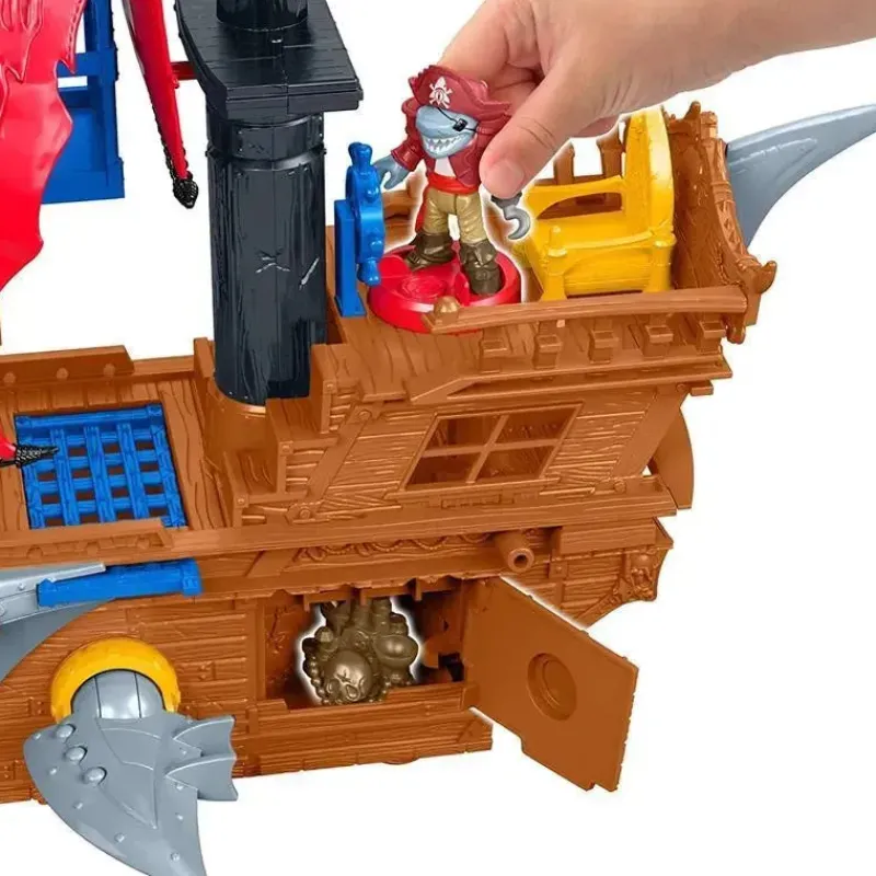 Fisher-Price Cars|Cars, Trucks & Trains*Imaginext Shark Bite Pirate Ship, Multi-Colored