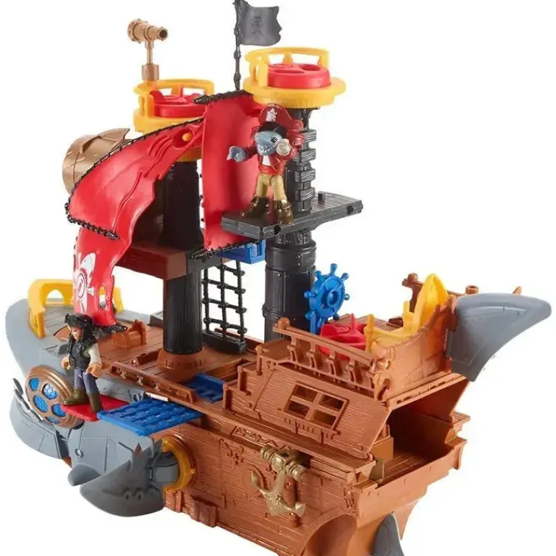 Fisher-Price Cars|Cars, Trucks & Trains*Imaginext Shark Bite Pirate Ship, Multi-Colored